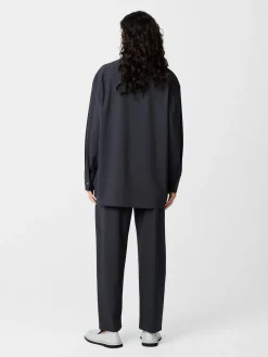Best Studio Nicholson Acuna Tropical Wool Pant Seal Blue
