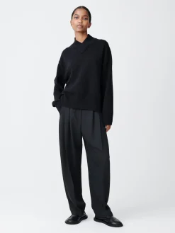 Clearance Studio Nicholson Acuna Viscose Pant Darkest Navy