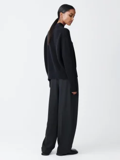 Clearance Studio Nicholson Acuna Viscose Pant Darkest Navy