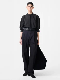 Online Studio Nicholson Acuna Workwear Cotton Pant Darkest Navy
