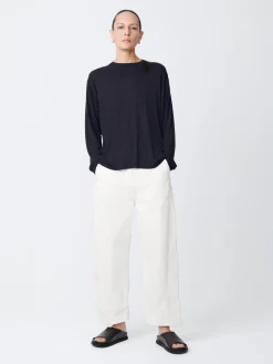 Outlet Studio Nicholson Akerman Denim Pant Parchment