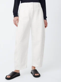 Outlet Studio Nicholson Akerman Denim Pant Parchment