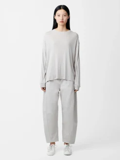 Outlet Studio Nicholson Akerman Denim Pant Bone Grey