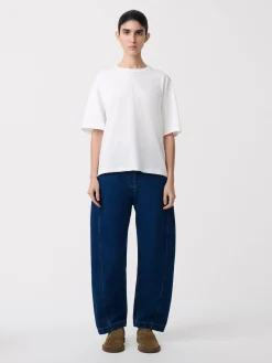 Clearance Studio Nicholson Akerman Washed Denim Pant Indigo