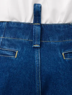 Clearance Studio Nicholson Akerman Washed Denim Pant Indigo
