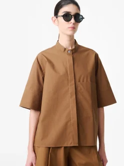 Clearance Studio Nicholson Annick Shirt Almond