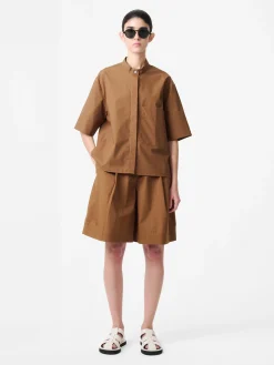 Clearance Studio Nicholson Annick Shirt Almond