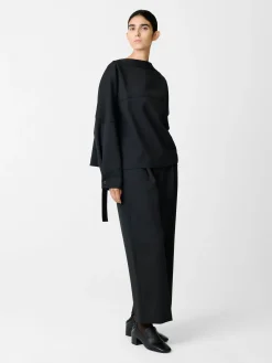 Sale Studio Nicholson Ansell Viscose Pant Black
