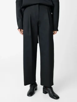Sale Studio Nicholson Ansell Viscose Pant Black