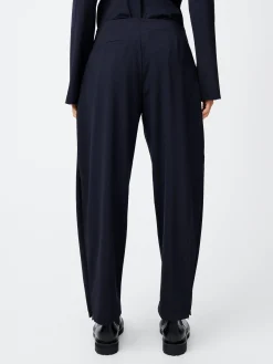 Outlet Studio Nicholson Awe Tropical Wool Pant Darkest Navy