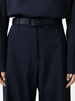 New Studio Nicholson Baier Tropical Wool Pant Darkest Navy