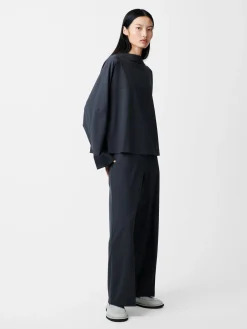 Outlet Studio Nicholson Baier Tropical Wool Pant Seal Blue