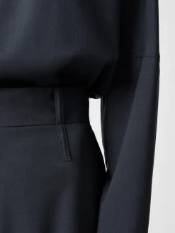 Outlet Studio Nicholson Baier Tropical Wool Pant Seal Blue