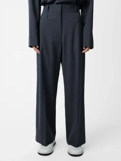Outlet Studio Nicholson Baier Tropical Wool Pant Seal Blue