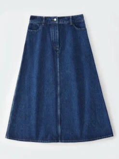 Online Studio Nicholson Baringo Denim Skirt Indigo Wash
