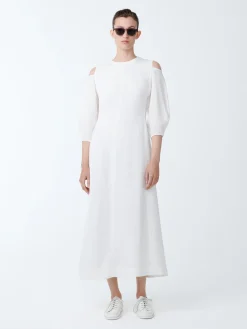 Discount Studio Nicholson Barr Twill Dress Parchment
