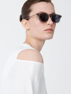 Discount Studio Nicholson Barr Twill Dress Parchment