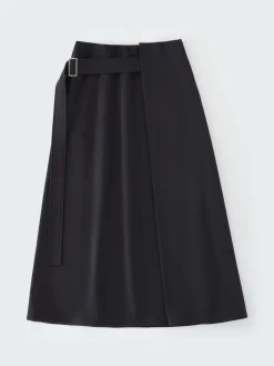 Clearance Studio Nicholson Bassi Skirt Darkest Navy