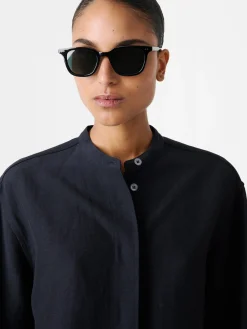 Discount Studio Nicholson Beam Shirt Darkest Navy
