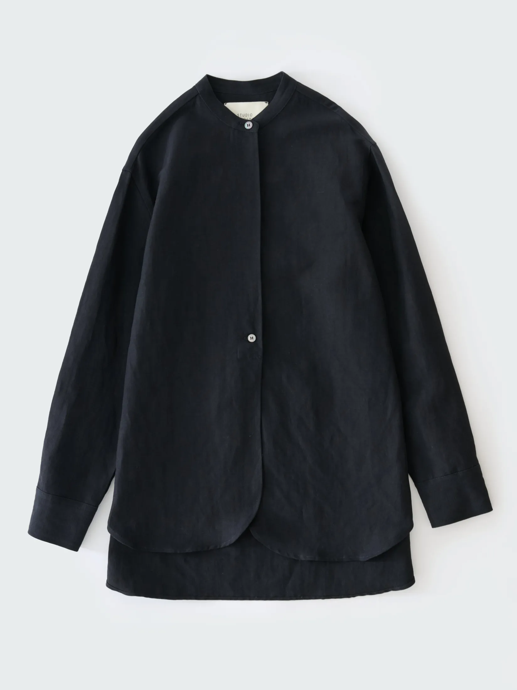 Discount Studio Nicholson Beam Shirt Darkest Navy