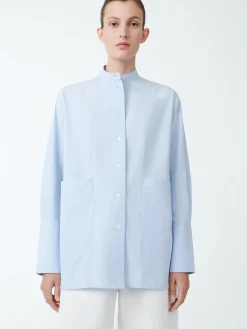 Clearance Studio Nicholson Beek Shirt Sky Blue