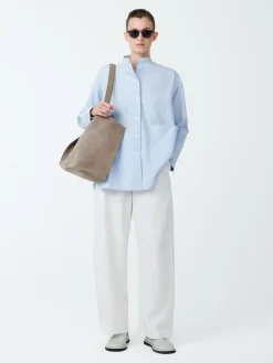 Clearance Studio Nicholson Beek Shirt Sky Blue