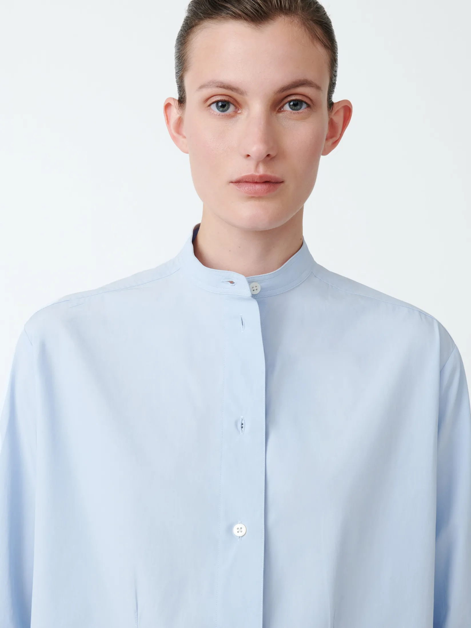 Clearance Studio Nicholson Beek Shirt Sky Blue