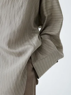 Hot Studio Nicholson Bonsho Shirt Pebble / Black Stripe