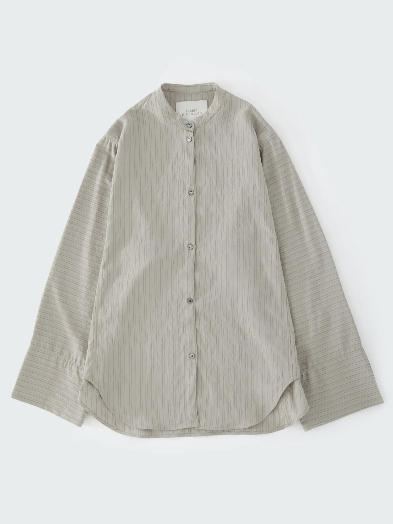 Hot Studio Nicholson Bonsho Shirt Pebble / Black Stripe