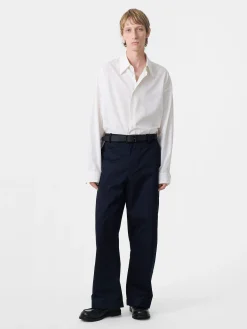 Outlet Studio Nicholson Bosworth Twill Pant Darkest Navy