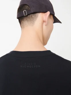Outlet Studio Nicholson Bric T-Shirt Darkest Navy