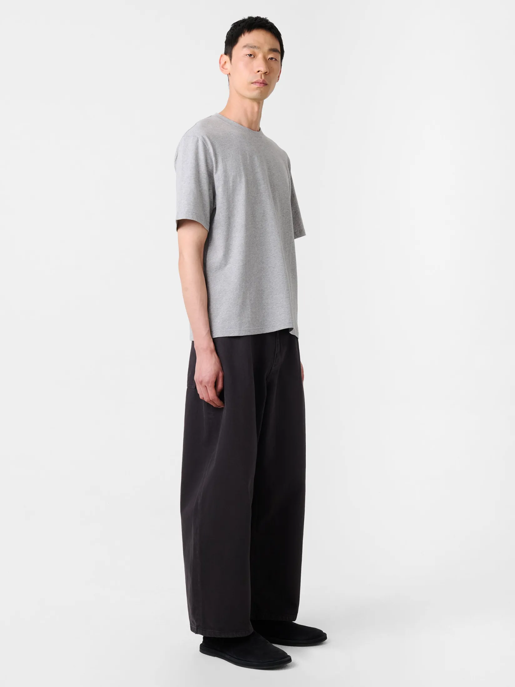 Online Studio Nicholson Bric T-Shirt Grey Marl