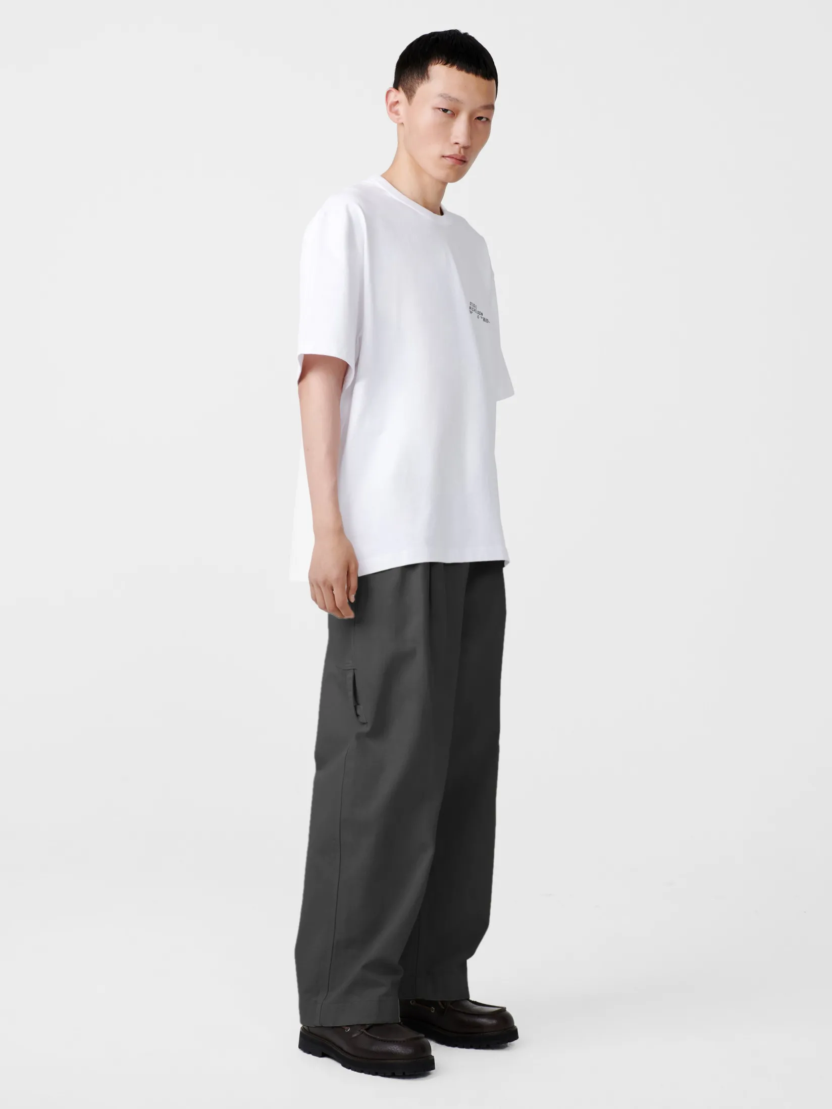 Outlet Studio Nicholson Bridges Denim Pant Tarmac Grey