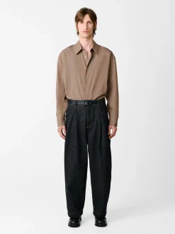 Sale Studio Nicholson Bridges Italian Denim Pant Black