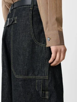 Sale Studio Nicholson Bridges Italian Denim Pant Black