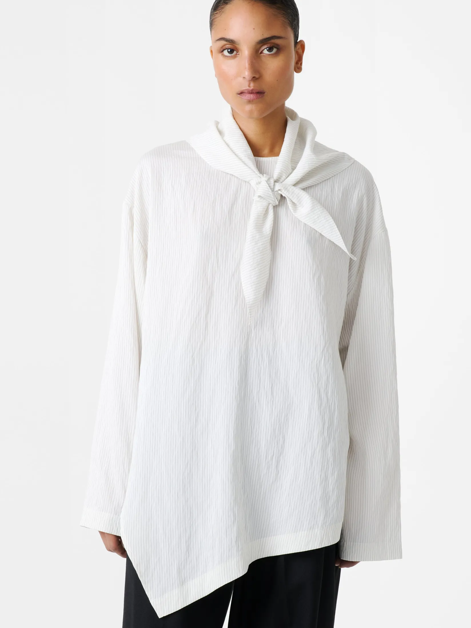 Outlet Studio Nicholson Bute Stripe Top Black / White Stripe
