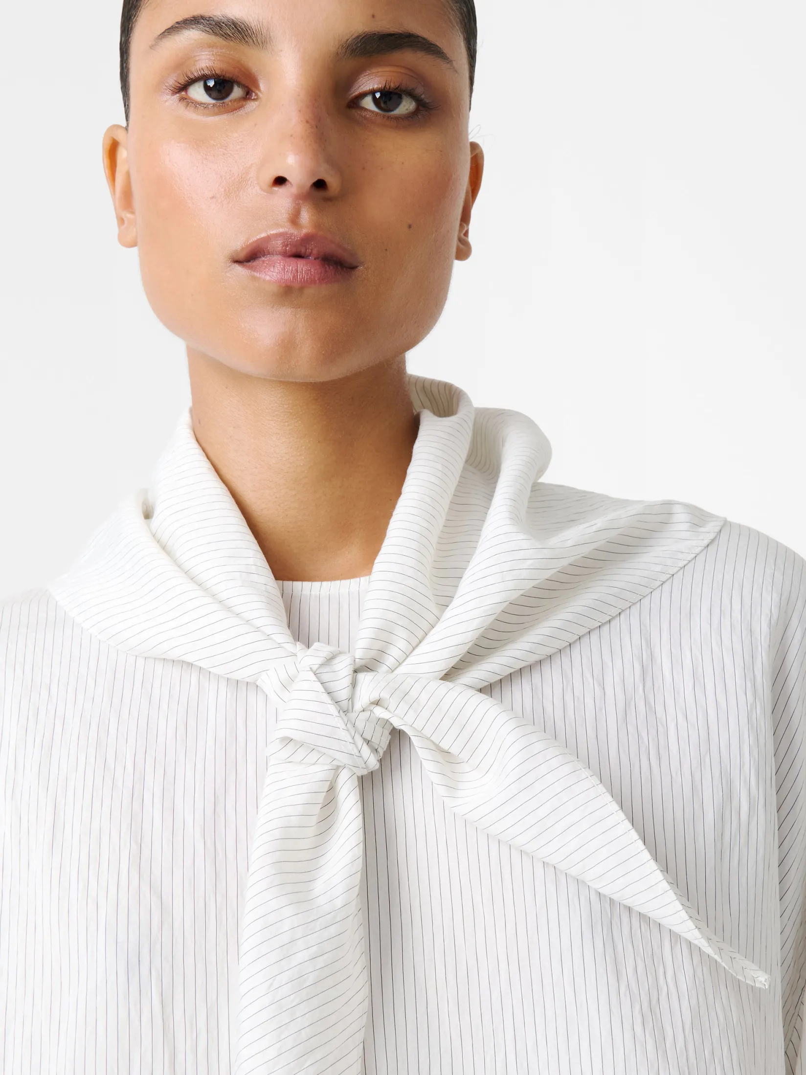 Outlet Studio Nicholson Bute Stripe Top Black / White Stripe