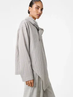Fashion Studio Nicholson Bute Top Putty Stripe