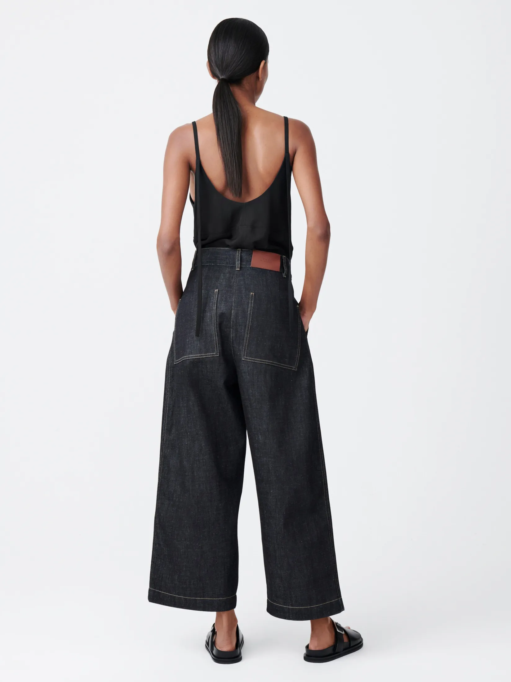 Best Studio Nicholson Chalco Denim Pant Raw Indigo
