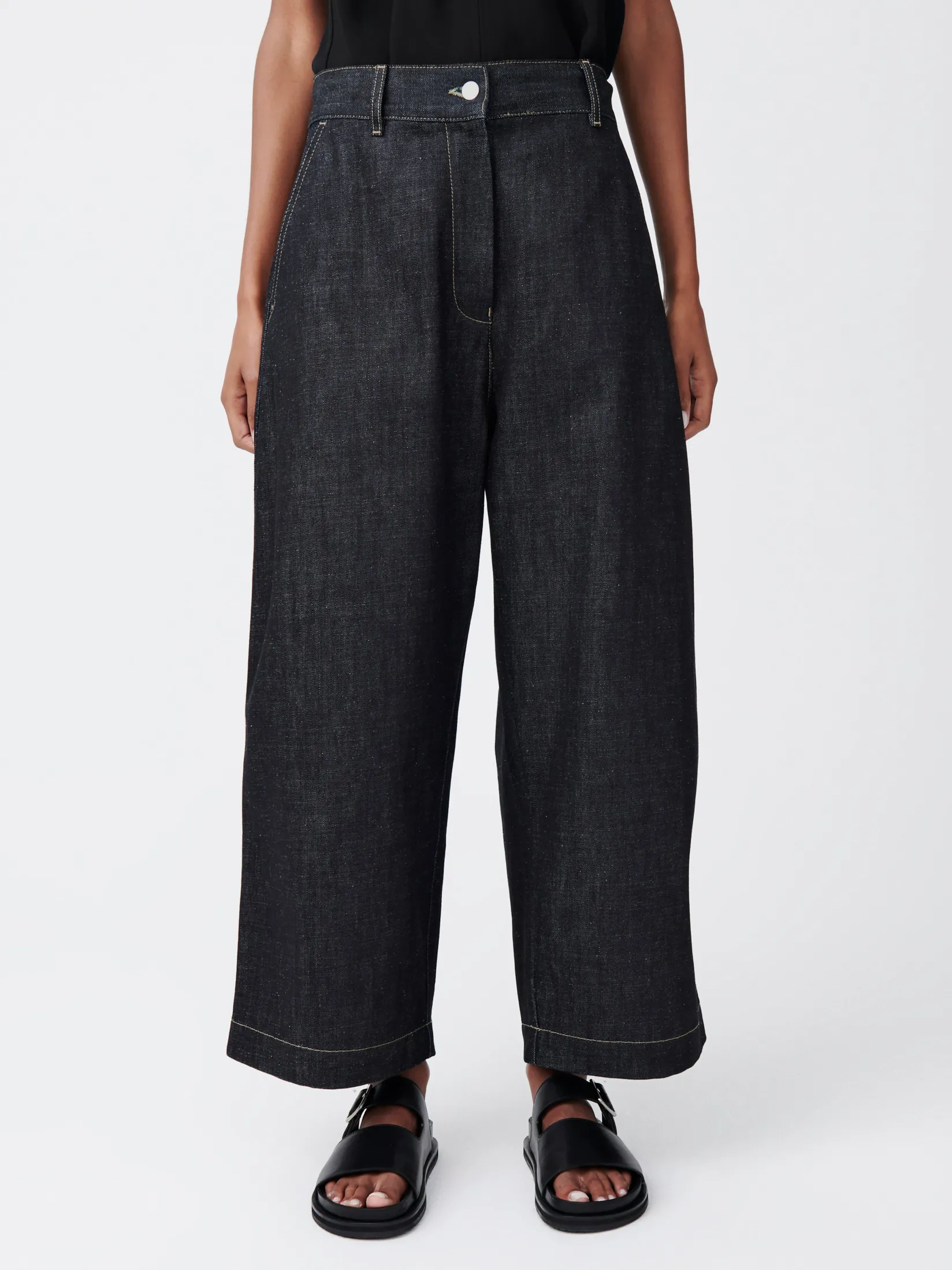 Best Studio Nicholson Chalco Denim Pant Raw Indigo