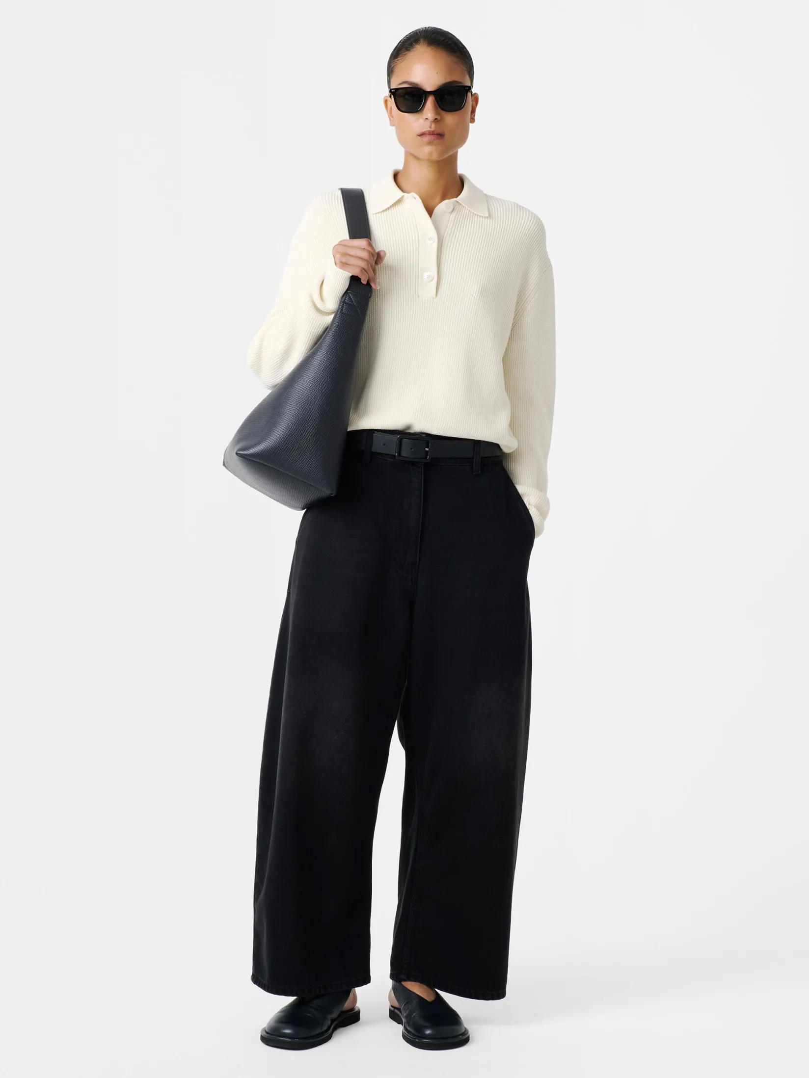 Hot Studio Nicholson Chalco Denim Pant Washed Black