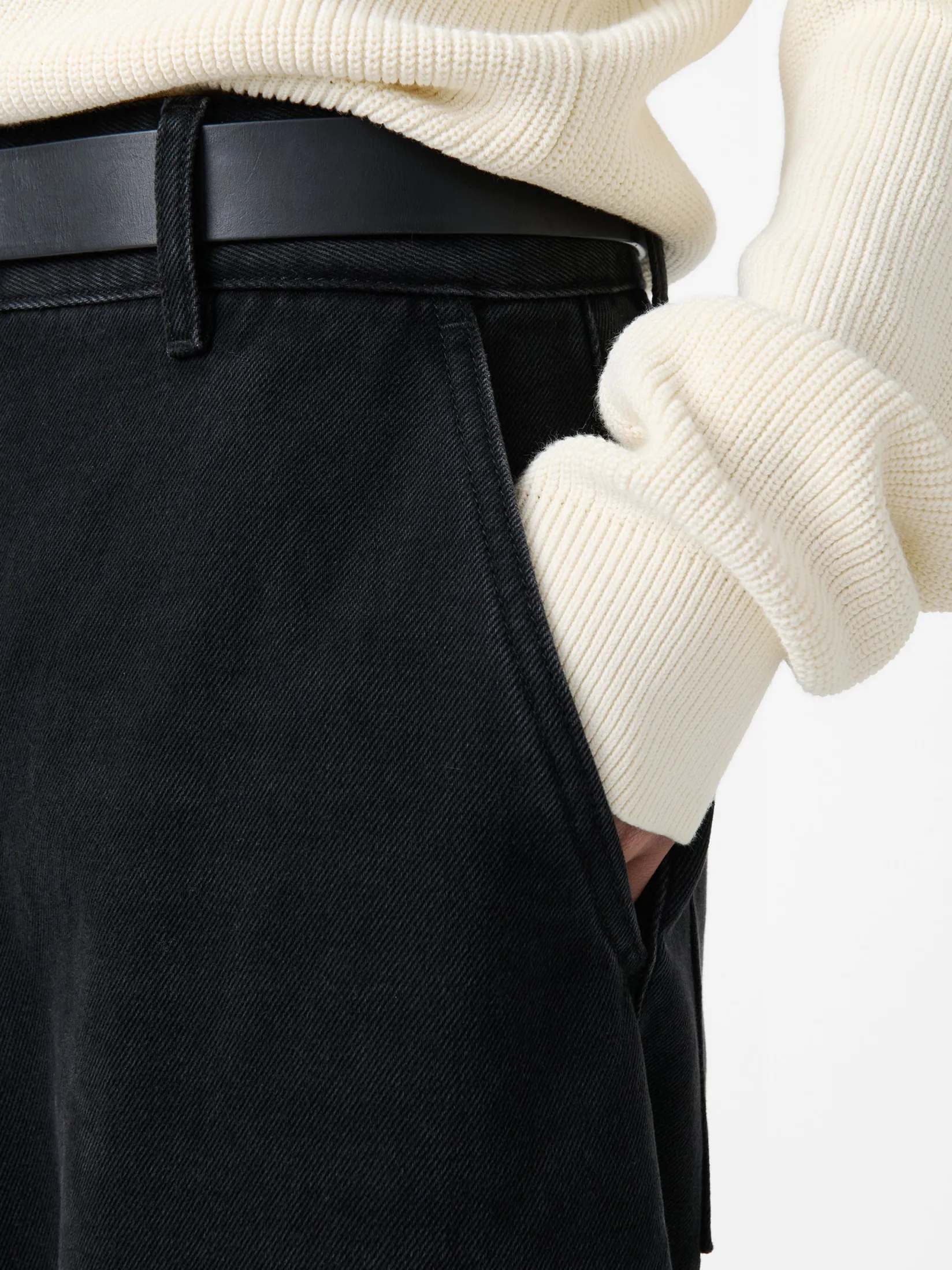 Hot Studio Nicholson Chalco Denim Pant Washed Black