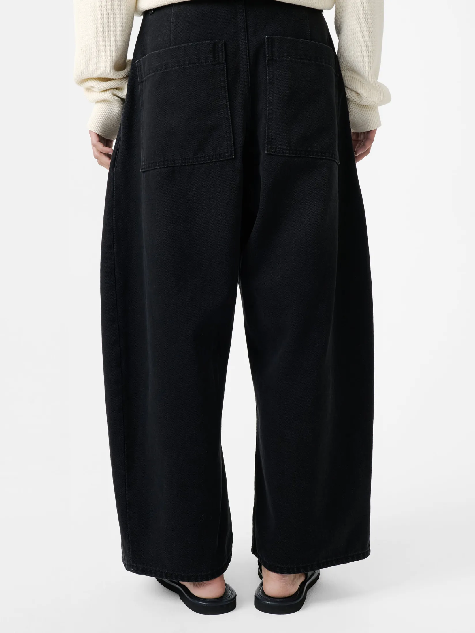Hot Studio Nicholson Chalco Denim Pant Washed Black