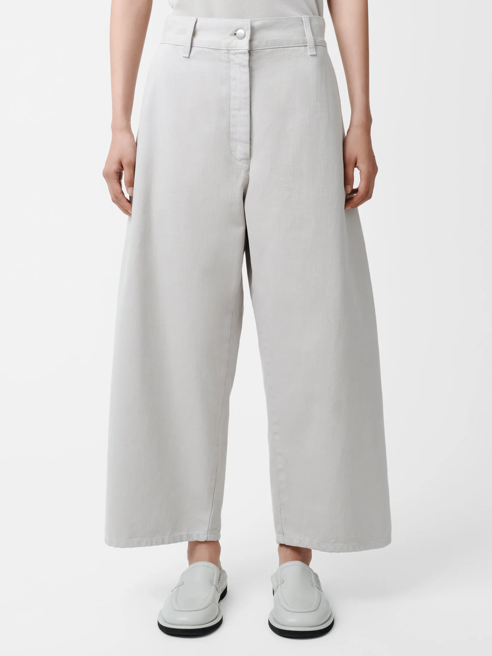 Outlet Studio Nicholson Chalco Denim Pant Bone Grey