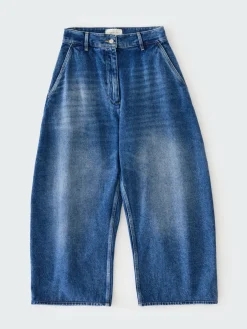 Discount Studio Nicholson Chalco Denim Pant Worn Wash Indigo