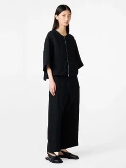 Hot Studio Nicholson Chalco Linen Pant Darkest Navy