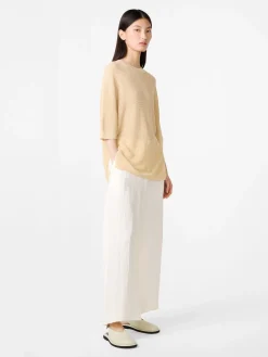 Best Studio Nicholson Chalco Linen Pant Parchment