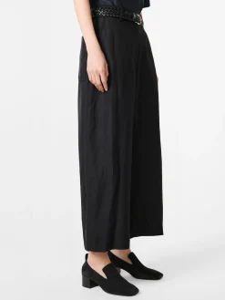 Sale Studio Nicholson Chalco Linen Pant Black