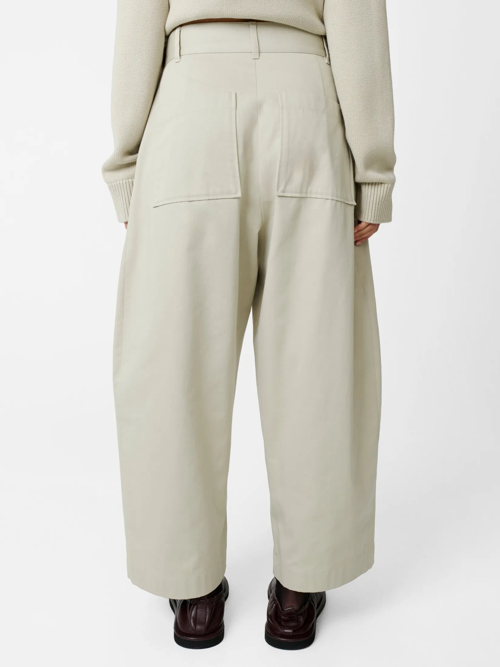 Fashion Studio Nicholson Chalco Twill Pant Pebble