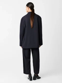Hot Studio Nicholson Chalco Wool Pant Darkest Navy
